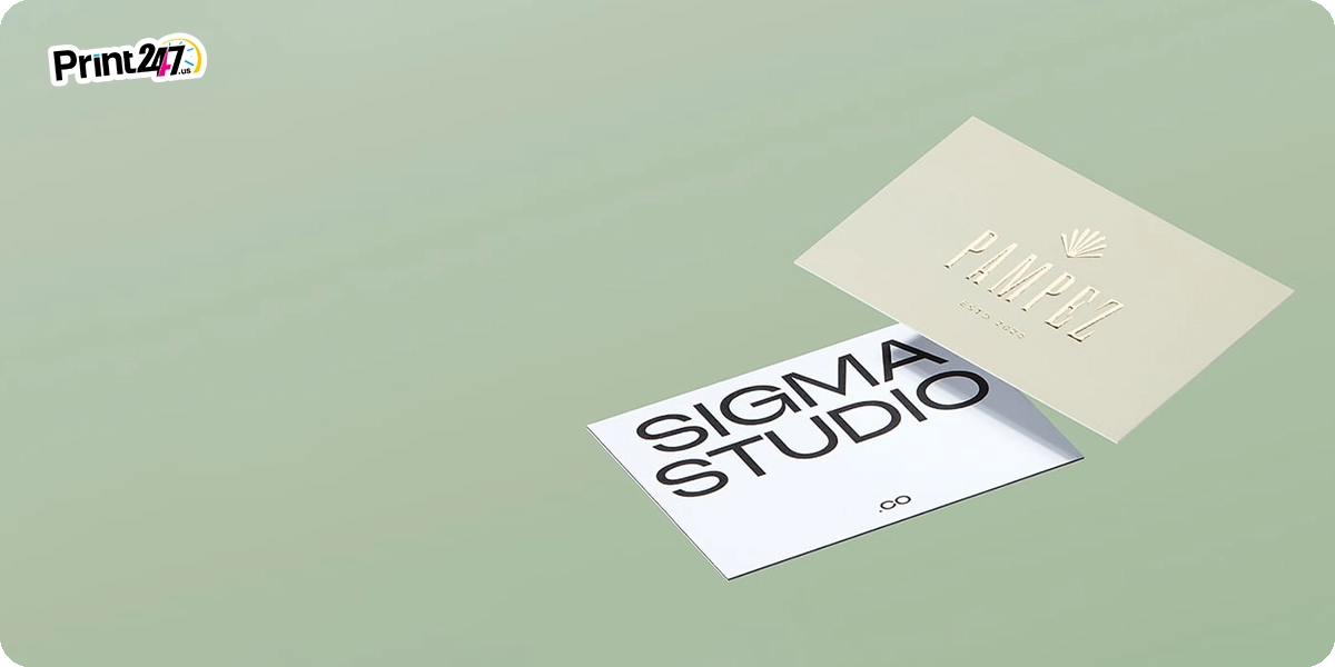 Minimalist business card designs